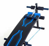Tummy Trimmer Sit-Up Bench with Rope & Spring