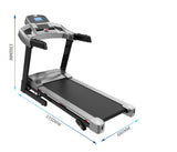 2HP Treadmill Exercise Machine with Massager & Music (Nashua)