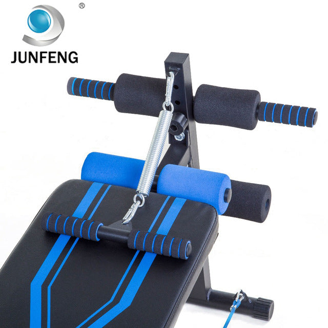 Tummy Trimmer Sit-Up Bench with Rope Spring – Nassau Sports