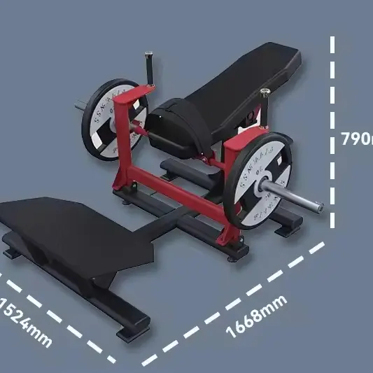 Commercial Hip Thrust Machine NS-HTM001 – Nassau Sports