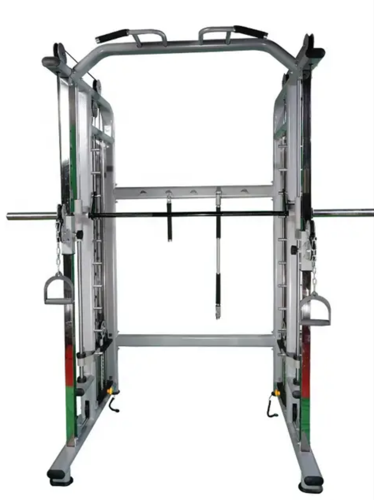 Commercial Multi-functional Smith Machine + Cable Crossover with Steel ...