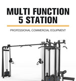 Commercial Heavy Duty 5 Station Gym