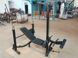 Commercial Bench Press with 50kg Barbell (with Curl Pad)