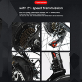 Electric Foldable Outdoor Bicycle (Big Tyre)