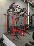 Commercial Rogue-replica Multi-functional Smith Machine + Cable Crossover with Steel Iron Weight Stack NS-J1321