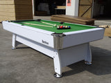 7 Feet Snooker Pool Table (White)