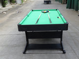 2 In 1 Combo Pool Table & Tennis Table Lite (6 Foot) (Foldable)