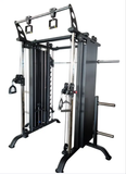 Multi-functional Smith Machine + Cable Crossover with Steel Iron Weight Stack (NS-AT01)
