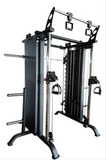 Multi-functional Smith Machine + Cable Crossover with Steel Iron Weight Stack (NS-AT01)