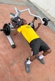 Commercial Foldable Iso Lateral Horizontal Bench Press/Chest Press (Plate Load)