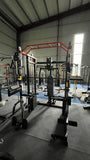 Multi-functional Smith Machine + Cable Crossover + Pec Dec with Weight Stack (Squat Rack)