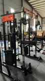 Multi-functional Smith Machine + Cable Crossover + Pec Dec with Weight Stack (Squat Rack)