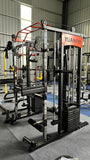 Multi-functional Smith Machine + Cable Crossover + Pec Dec with Weight Stack (Squat Rack)