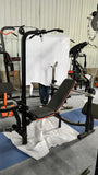 Commercial Bench Press with 50kg Barbell (with Curl Pad)