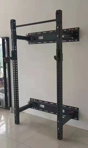 Commercial Wall Squat Rack (Foldable)