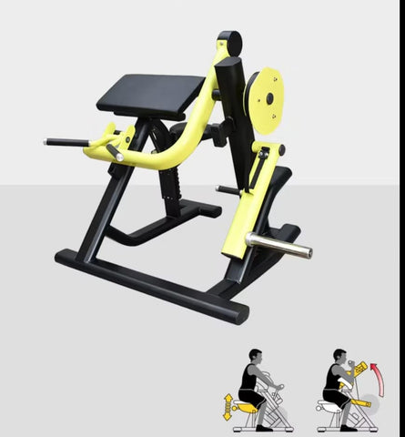 Commercial Bicep Curl Machine (Plate Loaded)
