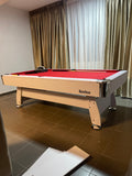 7 Feet Snooker Pool Table (White)