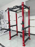 Commercial Rogue-replica Heavy-Duty Power Rack + Lat Pulldown NS-J1322