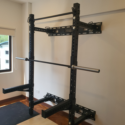 Commercial Wall Squat Rack (Foldable)