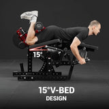 Commercial Seated Leg Extension + Prone Leg Curl Machine (Plate Loaded)