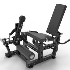 Commercial Seated Leg Extension + Prone Leg Curl Machine (Plate Loaded)