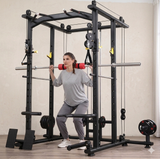 Commercial Multi-Functional Power Rack (Squat Rack) with Cable & Low Row (NS-X1)