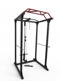 Power Rack (Squat Rack) with Lat Pull Down & Low Row