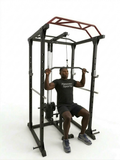 Power Rack (Squat Rack) with Lat Pull Down & Low Row