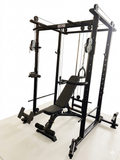 Commercial Multi-Functional Power Rack (Squat Rack) with Cable & Low Row (NS-X1)