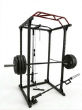 Power Rack (Squat Rack) with Lat Pull Down & Low Row