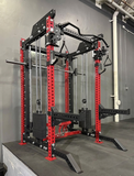 Commercial Rogue-replica Multi-functional Smith Machine + Cable Crossover with Steel Iron Weight Stack NS-J1321