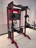Commercial Rogue-replica Multi-functional Smith Machine + Cable Crossover with Steel Iron Weight Stack NS-J1321