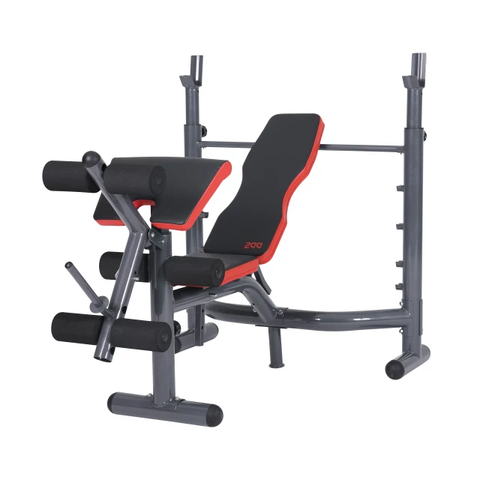 Commercial Bench Press with 50kg Barbell (with Curl Pad)