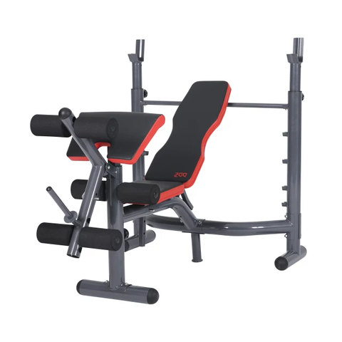Commercial Bench Press with 50kg Barbell with Curl Pad Nassau