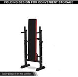 Portable Bench Press with 50kg Barbell
