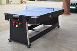 4 In 1 Combo Pool Table, Tennis Table, Air Hockey, Dining Table (7 Foot)