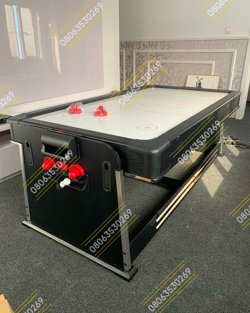 4 In 1 Combo Pool Table, Tennis Table, Air Hockey, Dining Table (7 Foo ...