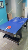 2 In 1 Combo Pool Table & Tennis Table (6 Foot) (Foldable)